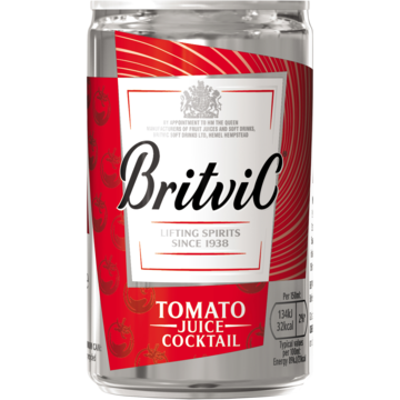 Burk med tomatjuice från Britvic