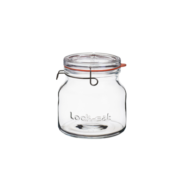 Small airtight glass jar 12cl