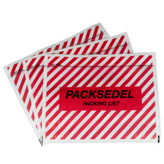 211201 Packsedelskuvert C6 Randig med tryck