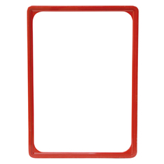 28211 Plastlomme A5 rød 10-pak