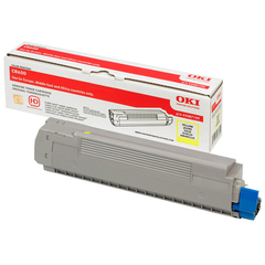 43487709 TONER OKI YELLOW C8600/8800*