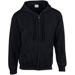 GI1860036L Huvtröja zip Gildan Heavy Blend