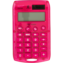 181500002 Miniräknare Starlet Rebell Röd