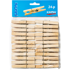 7312070256106-1 Klädnypor Trä 24-Pack