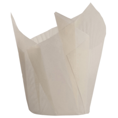 7005060 Muffinsform Tulip Vit 50x95mm