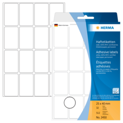 32450 Etikett HERMA Permanent 25x40m