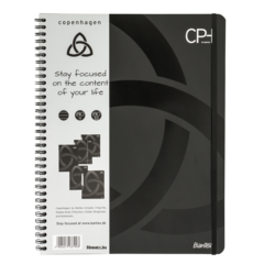 400063589 Kollegieblock Bantex CPH Copenhagen A4 linjerat