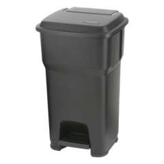 137687 Avfallskärl med pedal Vileda Hera Svart 60L