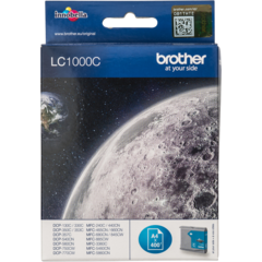 LC1000C BLEKKPATRON BROTHER DCP330CYAN