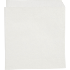 11500041 Hamburgerficka Papper Stor Vit 150x160mm