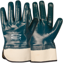 114007010 Arbejdshandsker Heldoppet Nitril Granberg 0070