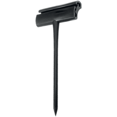 TKB66 Skylthållare Stift Svart 65mm