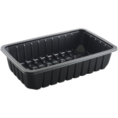 555318160 Tråg Faerch Svart PP 81-60S 262x161x59mm