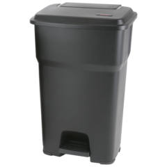 1376933 Avfallskärl med pedal Vileda Hera Svart 85L