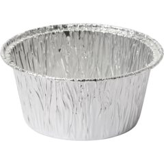 162711206990 Aluminiumform Rund Silver 106ml