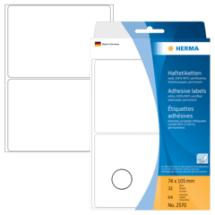 4008705025706 LABEL 74X105 PERM.STICK