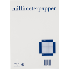 17246 Millimeterpapper A4 Blå