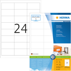 4008705046701 Etikett Herma Premium 66x33,8mm Vit