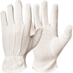 GB1100470 Bomullshandskar Vit Granberg 0470