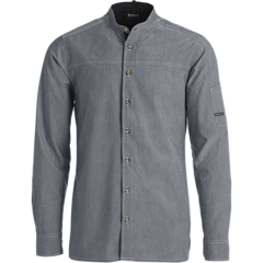 KE252042086 Kockskjorta Kentaur Chambray grå 25204