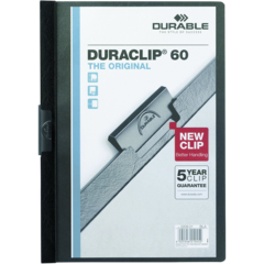 4005546210452 Klämmapp Durable Duraclip A4 Svart