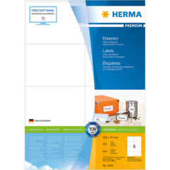 4008705044707 Etikett Herma 105x74mm Vit