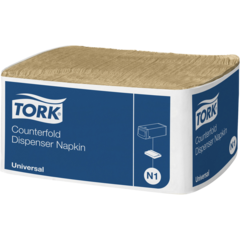 6004040 Dispenserservett Tork N1 31x32cm Natur 1-lag