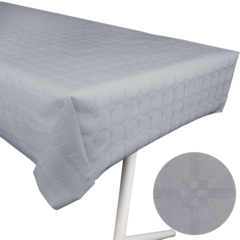 127194 Tablecloth Roll Damask Gray 1.2x8m