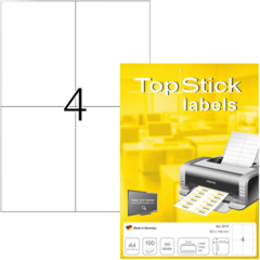 38717 Etikett Topstick 105X148Mm