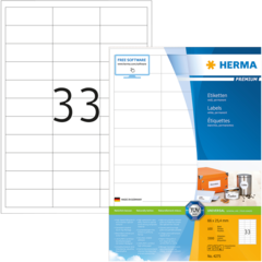 4008705042758 Etikett Herma 66X25,4Mm Vit