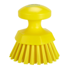 38856 Handborste Vikan Rund Hård Gul 110mm
