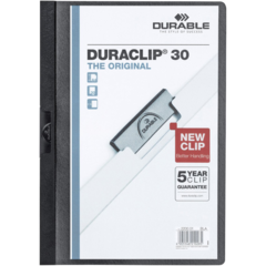 220001 Klämmapp A4 3mm Svart