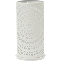 119174418 Ljushållare LED Duni Billy Metall Vit 140x75mm