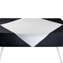 87578 Premium Wipeable Tablecloth White 80x80cm