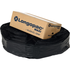 555301035 Säckkassett Longopac Maxi Standard Svart 100m