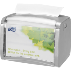 157272613-1 SERVIETDISPENSER BORD LYSEGRÅ*