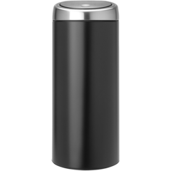 378744 Touch Bin 30L Matt Svart