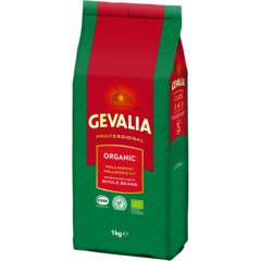 9222361 Kaffe Gevalia Professional Organic Mellanrost Hela Bönor 1kg