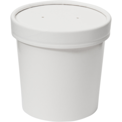 175712 Suppebeholder med låg Hvid 350ml