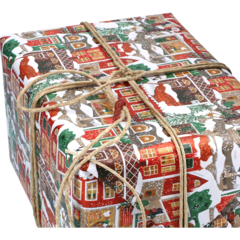 FP4404907 JOULUPAPERI JOULUKAUPUNKI