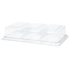 1620504000004 Smörgåsform 3-fack 270+270+270ml 240x150mm