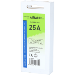 1613525 Säkring Trög Airam 25A 5-Pack