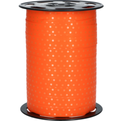 10700107 Orange Polka Dot Ribbon 10mm x 225m