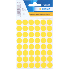 31861 Etikett Färg Gul 12mm