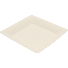 2025000 TALLERKEN HVIT BAGASSE 20X20CM