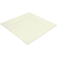2023000 TALLERKEN HVIT BAGASSE 26X26CM