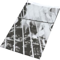 33290 Large Aluminum Grill Bag 200+75x350mm