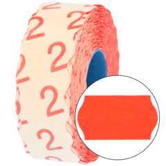 7340002237251 Prisetikett 22x12mm G2 Fluor röd