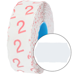 7340002237244 Prisetikett 22x12mm G2 Vit