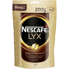 12449643 Snabbkaffe Nescafé Lyx Mellanrost 200g refill